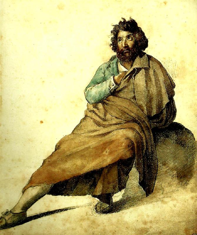 Theodore   Gericault paysan italien